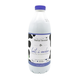Lait de vache demi écrémé