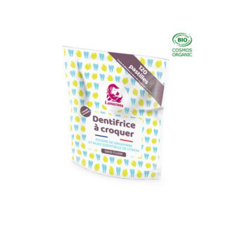 Dentifrice à croquer, gingembre -citron