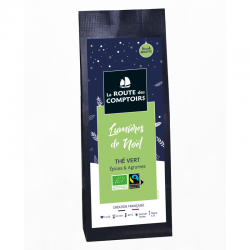 Thé vert lumière de Noël