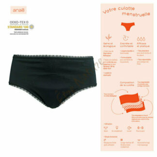 Shorty menstruelle flux abondant